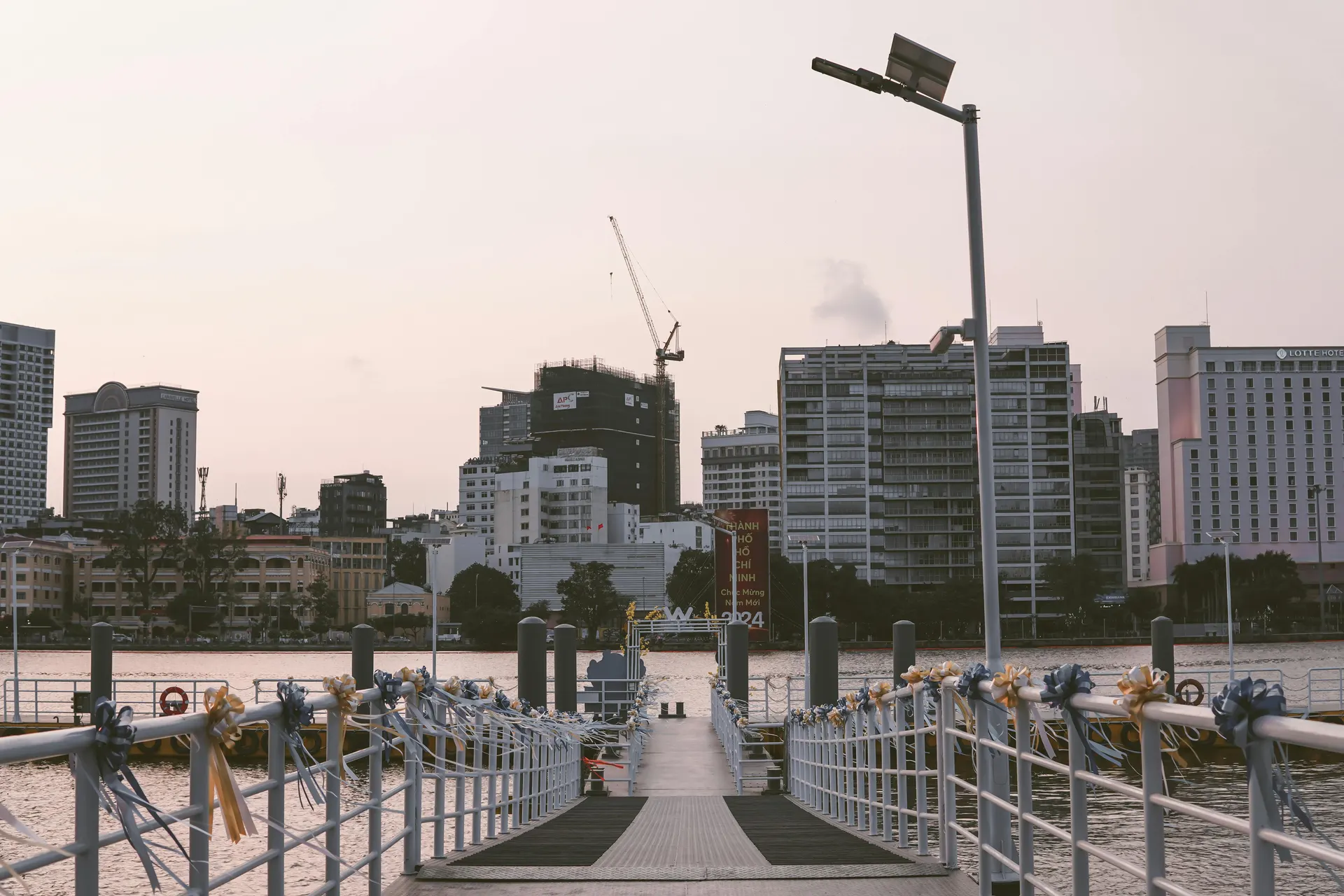 Malaysia waterfront harbor walk with practical coastal travel mood